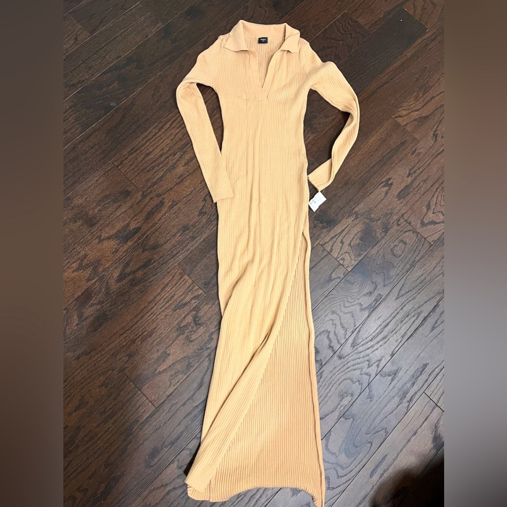 - Sweater dress with slit